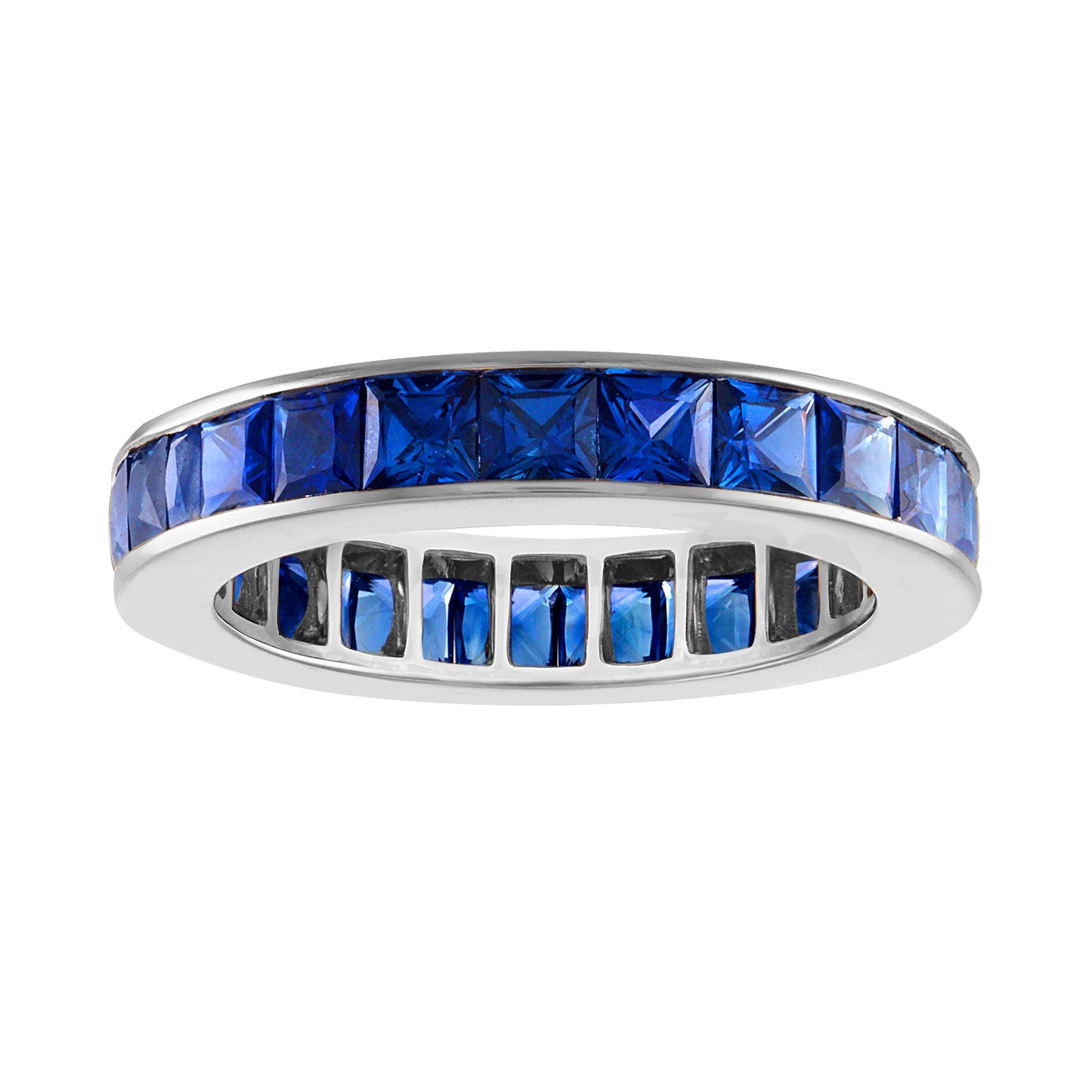 Channel Set Sapphire Band Ring